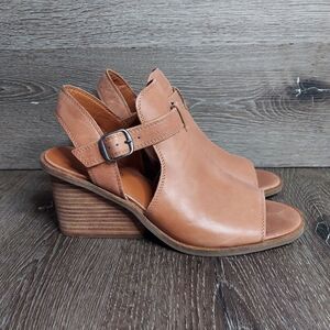 Lucky Brand Labradite Stacked Heeled Sandal 11M